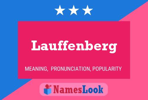 Lauffenberg Namensposter