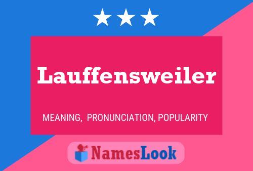 Lauffensweiler Namensposter