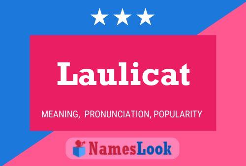 Laulicat Namensposter