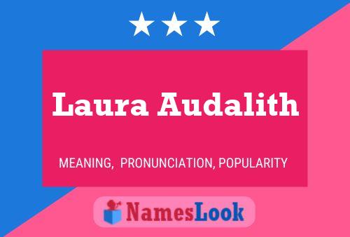 Laura Audalith Namensposter