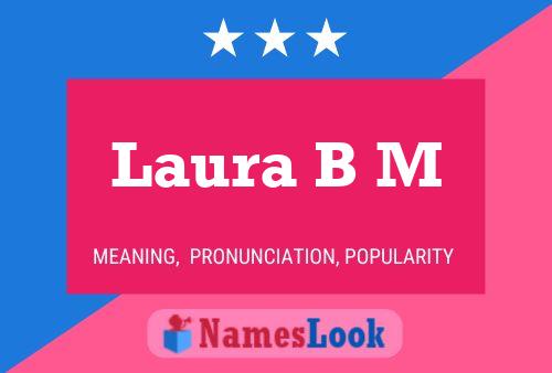 Laura B M Namensposter