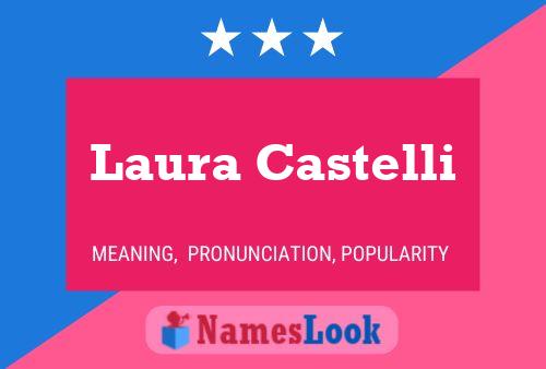 Laura Castelli Namensposter