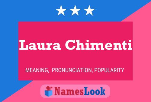 Laura Chimenti Namensposter