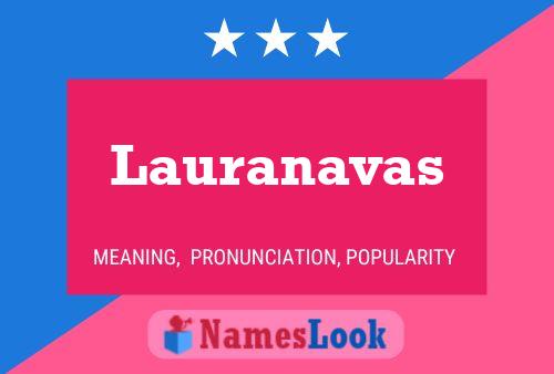 Lauranavas Namensposter