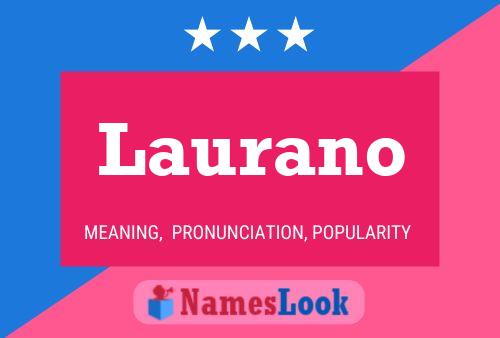 Laurano Namensposter