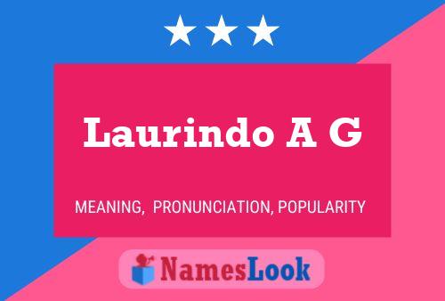 Laurindo A G Namensposter