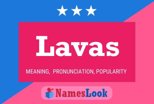 Lavas Namensposter