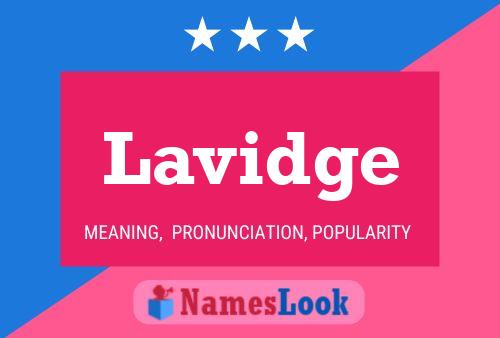 Lavidge Namensposter