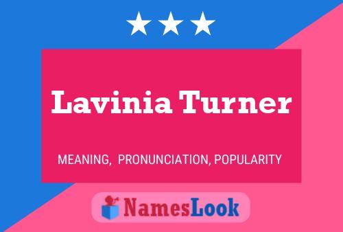 Lavinia Turner Namensposter