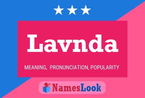 Lavnda Namensposter