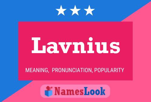 Lavnius Namensposter