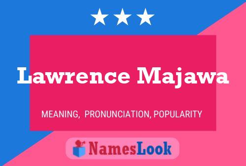 Lawrence Majawa Namensposter