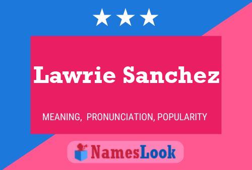 Lawrie Sanchez Namensposter