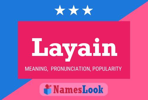 Layain Namensposter