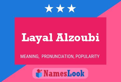 Layal Alzoubi Namensposter