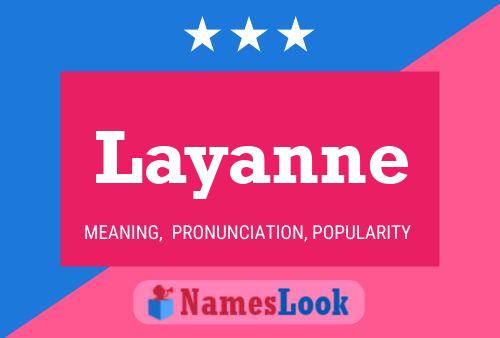 Layanne Namensposter