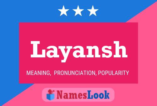 Layansh Namensposter