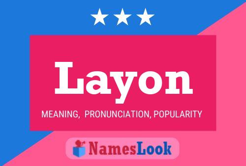 Layon Namensposter