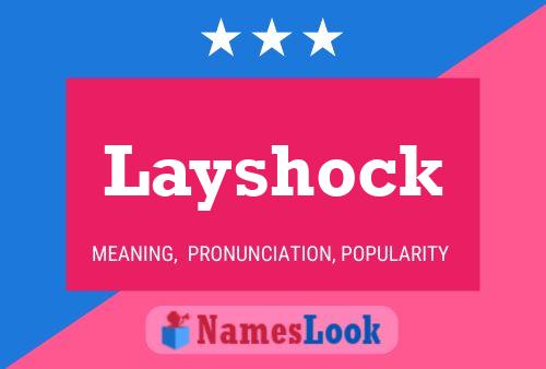 Layshock Namensposter