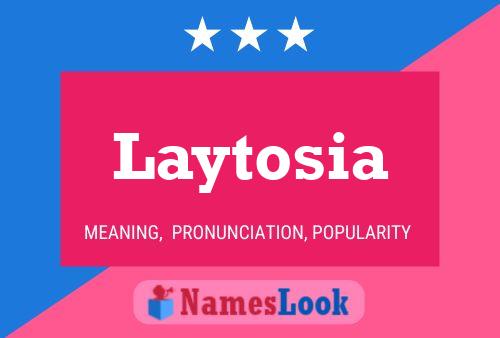 Laytosia Namensposter