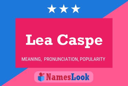 Lea Caspe Namensposter