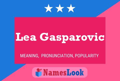 Lea Gasparovic Namensposter