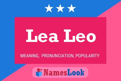 Lea Leo Namensposter