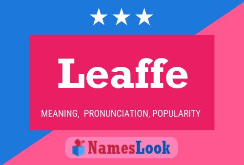 Leaffe Namensposter