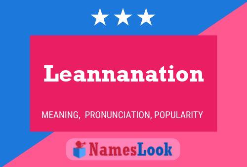 Leannanation Namensposter