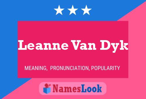 Leanne Van Dyk Namensposter