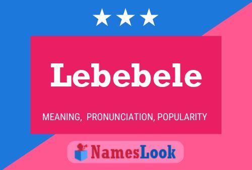 Lebebele Namensposter