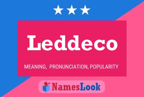 Leddeco Namensposter