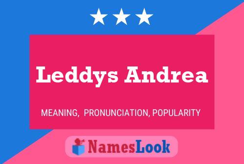 Leddys Andrea Namensposter