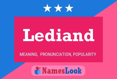 Lediand Namensposter