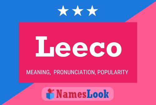 Leeco Namensposter