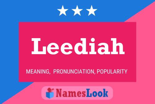 Leediah Namensposter