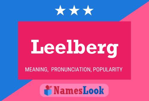 Leelberg Namensposter