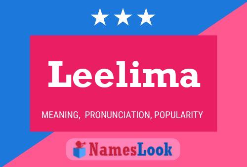 Leelima Namensposter