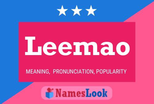 Leemao Namensposter