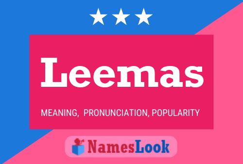 Leemas Namensposter