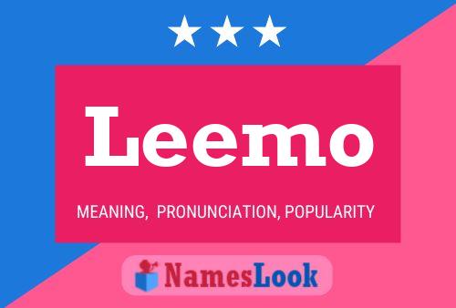 Leemo Namensposter