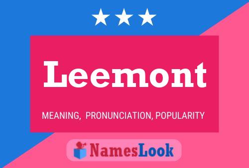 Leemont Namensposter