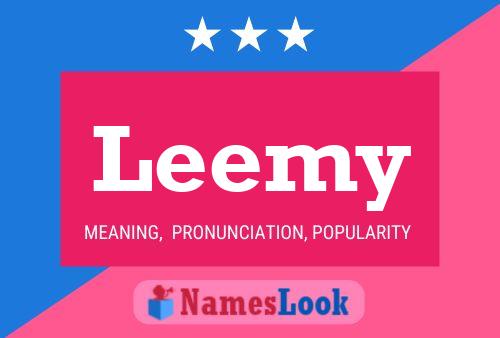 Leemy Namensposter