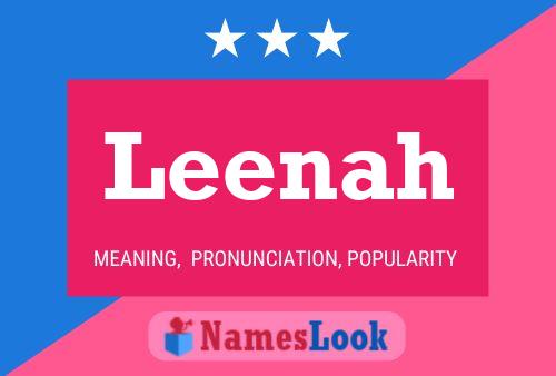 Leenah Namensposter