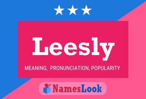 Leesly Namensposter