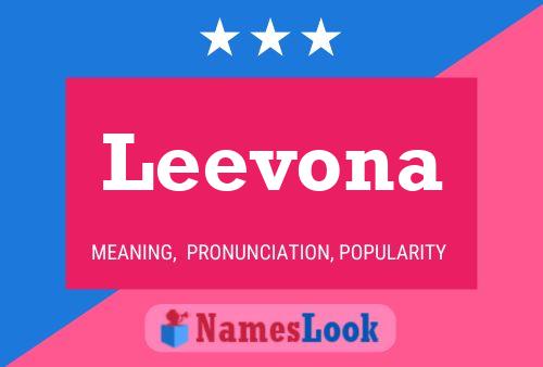 Leevona Namensposter