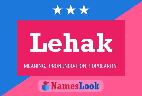 Lehak Namensposter