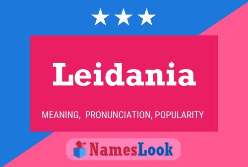 Leidania Namensposter