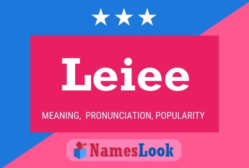 Leiee Namensposter