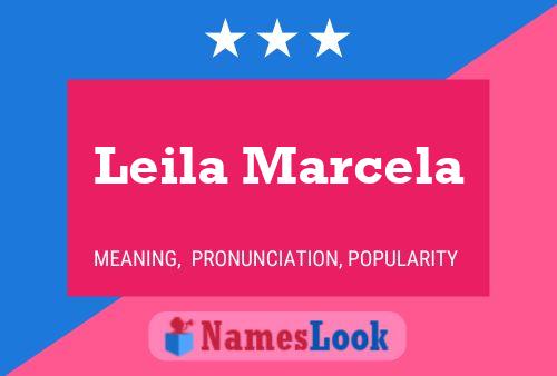 Leila Marcela Namensposter